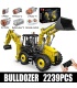 MOULD KING 17036 Backhoe Loader Remote Control Building Blocks Toy Set