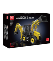 MOULD KING 17036 Backhoe Loader Remote Control Building Blocks Toy Set