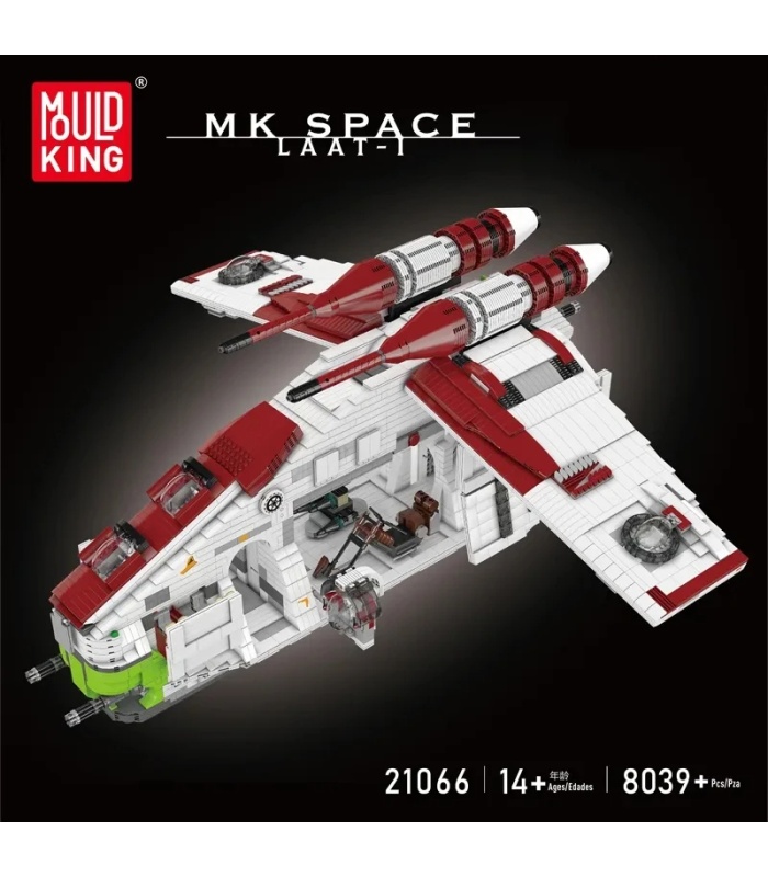 MOULD KING 21066 Ensemble de blocs de construction Star Wars UCS Republic Gunship