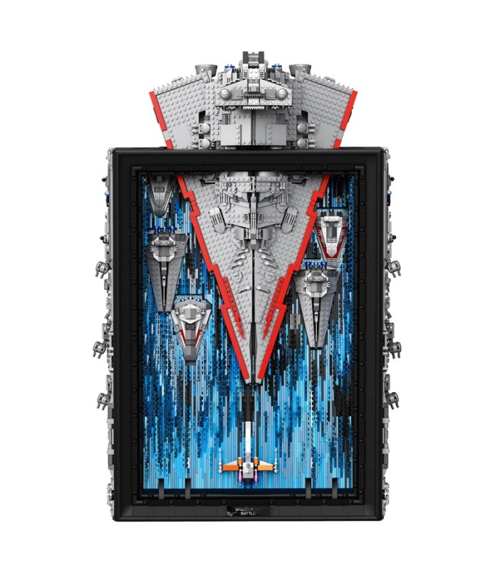 Reobrix 99007 Star Destroyer Revenge 3D Photo Frame Building Blocks Toy Set