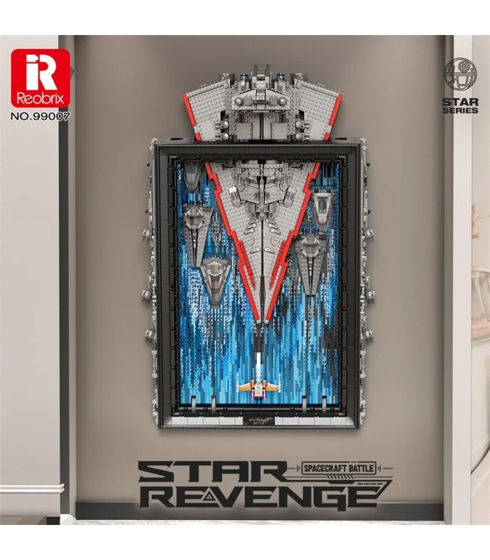 Reobrix 99007 Star Destroyer Revenge 3D Photo Frame Building Blocks Toy Set