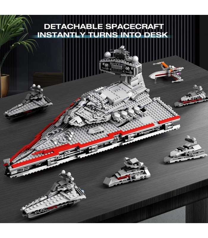 Ensemble de jouets de construction avec cadre photo 3D Reobrix 99007 Star Destroyer Revenge