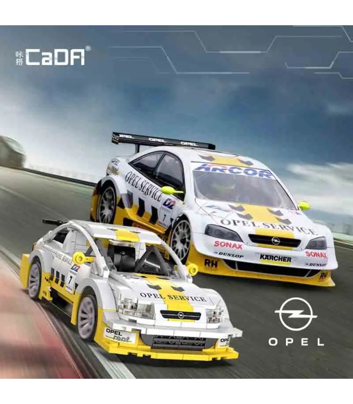 CADA C51081 Opel Astra V8 Coupe Building Blocks Toy Set