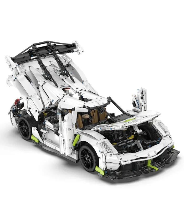 Juego de bloques de construcción de juguetes para coches deportivos Koenigsegg Jesko Fantasma Cada C61048