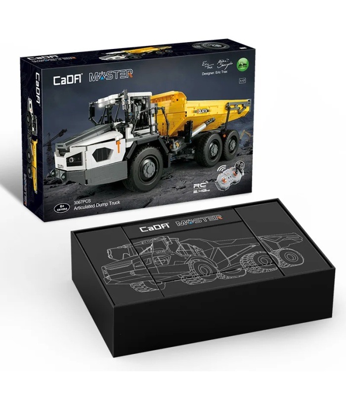 CADA C61054 Goliath Articulated Dump Truck Building Blocks Toy Set