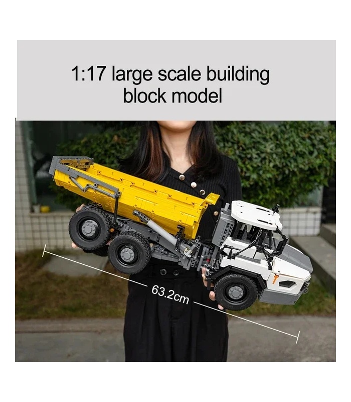 CADA C61054 Goliath Articulated Dump Truck Building Blocks Toy Set