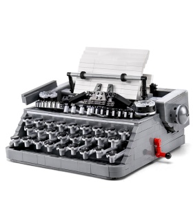 QIZHILE 90011 Creative Nostalgic Typewriter MOC Building Block Toy Set