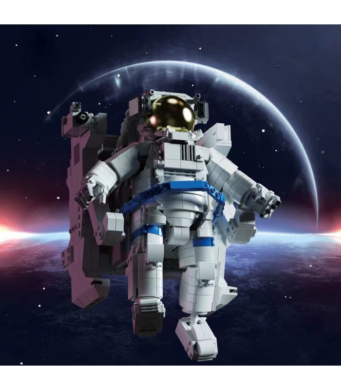 QIZHILE 90022 Juego de bloques de construcción de astronauta que explora el espacio