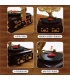 QIZHILE 91002 Music Box Phonograph Building Block Toy Set