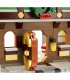 QIZHILE 90012 Santa Claus Elf Christmas House Building Block Toy Set