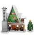 QIZHILE 90012 Weihnachtsmann Elf Weihnachtshaus Baustein-Spielzeug-Set