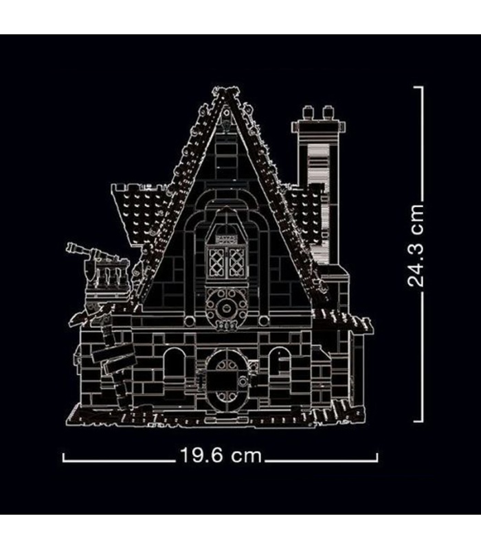 QIZHILE90012サンタクロースエルフクリスマスハウスビルディングブロックおもちゃセット