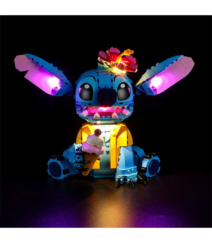 Custom Stitch LED-Licht-Version Bausteine Spielzeug-Set 730 Stück