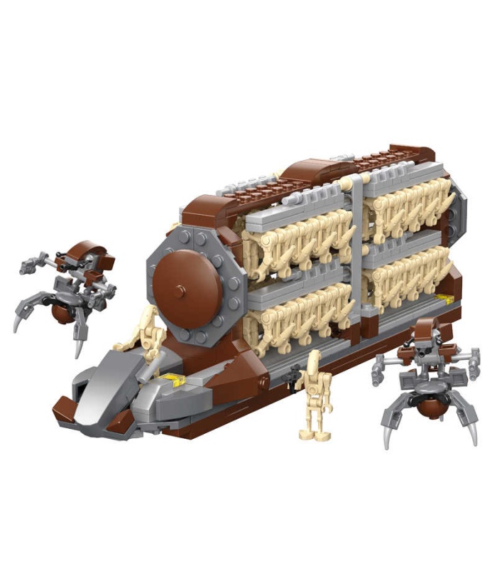 Custom Star Wars Multi Troop Transport Building Bricks Toy Set 522 Pcs