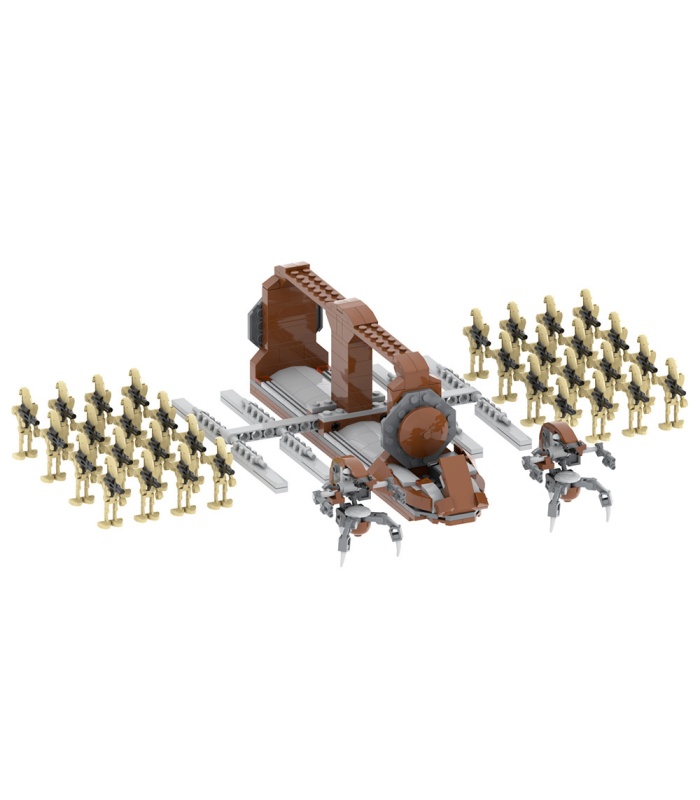 Benutzerdefiniertes Star Wars Multi Troop Transport Bausteine Spielzeugset 522 Teile