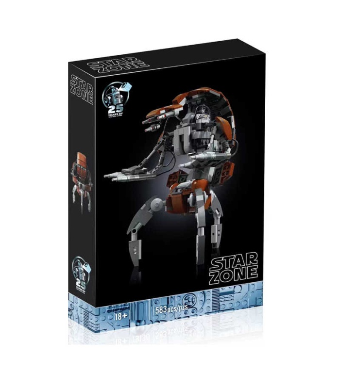 Benutzerdefinierte Star Zone Droideka Zerstörer Droid Bausteine Spielzeug-Set 583 Teile