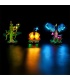 Custom The Insect Collection LED Light Version Building Bricks Toy Set 730 Pcs