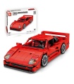 Custom 8401 F40 Red Supercar Building Blocks Spielzeug-Set 811 Teile