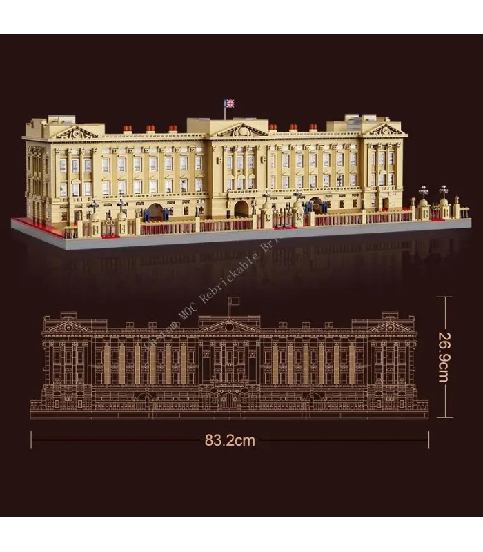 CaDA C61501 Buckingham Palace Bausteine-Spielzeugset