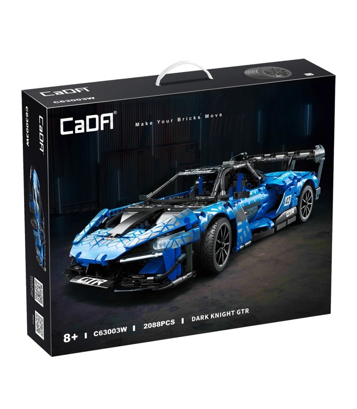 CaDA C63003 McLaren Senna Dark Knight GTR Bausteine-Spielzeugset