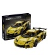 Ensemble de jouets de construction de voiture de sport Lamborghini Aventador LP700 CaDA C63004