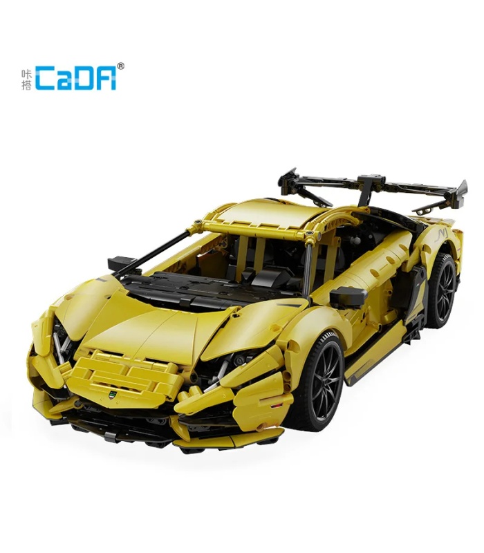 Ensemble de jouets de construction de voiture de sport Lamborghini Aventador LP700 CaDA C63004