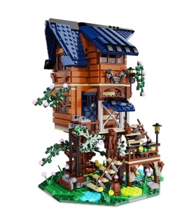 CaDA C66004 Four Seasons Treehouse Building Blocks 장난감 세트