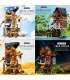 CaDA C66004 Four Seasons Treehouse Building Blocks 장난감 세트