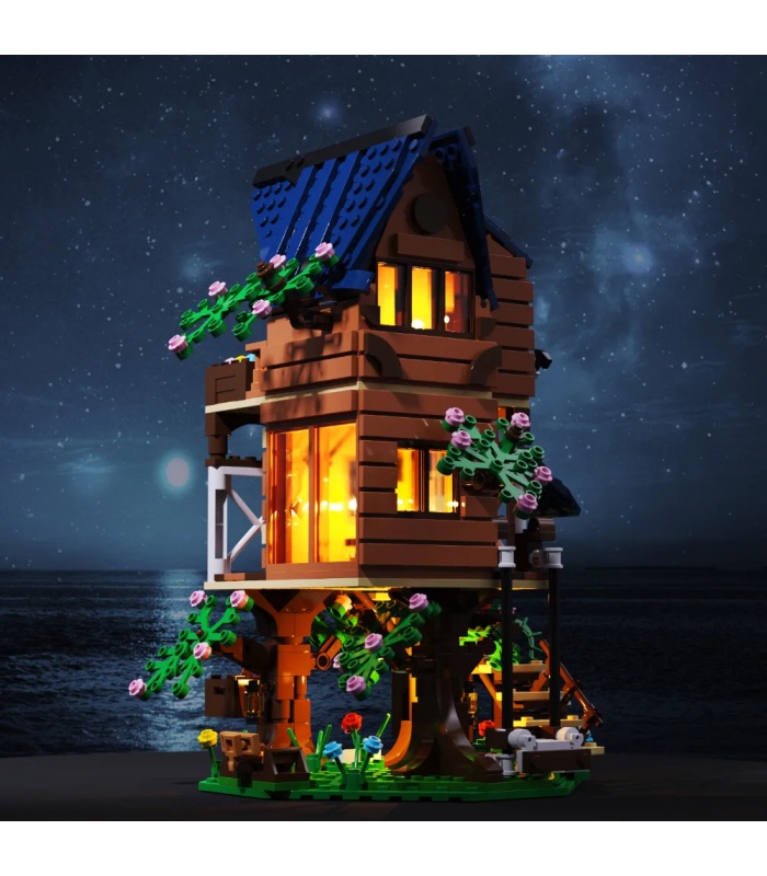 CaDA C66004 Four Seasons Treehouse Building Blocks 장난감 세트