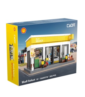 Ensemble de blocs de construction CaDA C66027 Shell Convenience Store