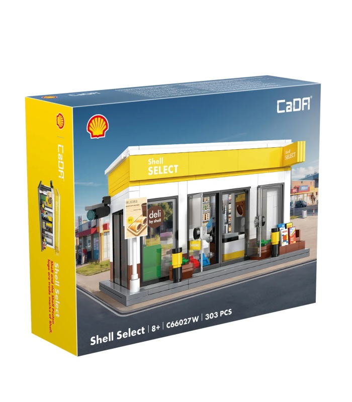 Juego de bloques de construcción de juguete CaDA C66027 Shell Convenience Store