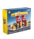 CaDA C66028 Shell Retail Station Building Blocks 장난감 세트