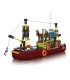 Juego de bloques de construcción de juguete para barco de pesca MOULD KING 10135