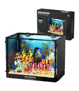 TUOMU T4001 Aquarium Clownfish Coral Tank Building Blocks Toy Set