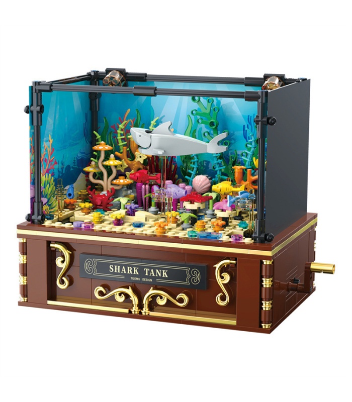 TUOMU T4002 Deep Sea Shark Tank Building Blocks Toy Set