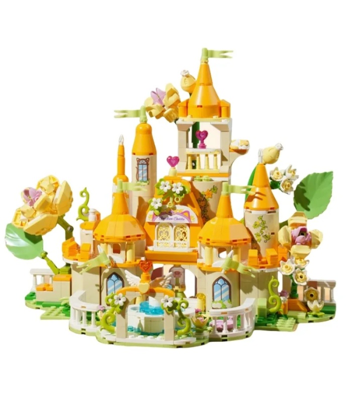 Keeppley 34017 Warm Sun Garden Castle Building Blocks Toy Set