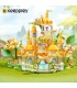 Keeppley 34017 Warm Sun Garden Castle Building Blocks Toy Set