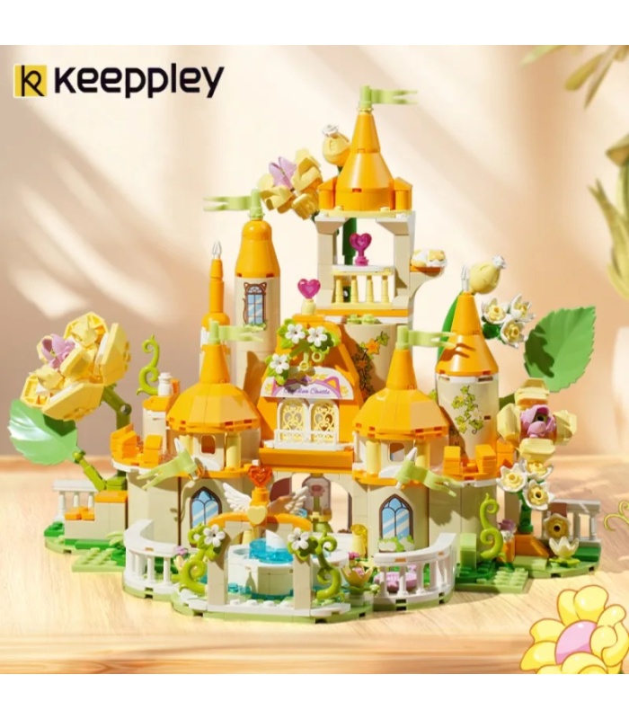 Keeppley 34017 Château de jardin au soleil chaud Ensemble de jouets de construction en blocs