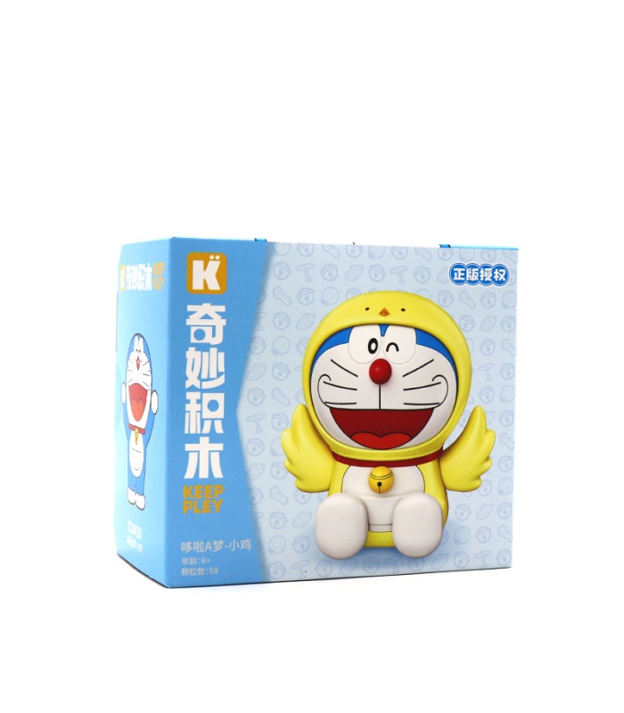 Juego de bloques de construcción de juguete de pollo Doraemon K20420 de Keeppley