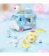 Ensemble de jouets de construction Keeppley K20847 Cinnamoroll Ice Cream Truck et Pomupomupurin