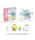 Ensemble de jouets de construction Keeppley K20847 Cinnamoroll Ice Cream Truck et Pomupomupurin