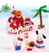 Ensemble de jouets de construction Keeppley K20848 Hello Kitty Pochacco Hamburger Truck