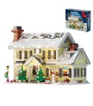 Custom Christmas Snow Village Building Blocks Toy Set