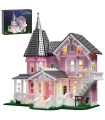 Custom Coraline Pink Palace Building Blocks Toy Set