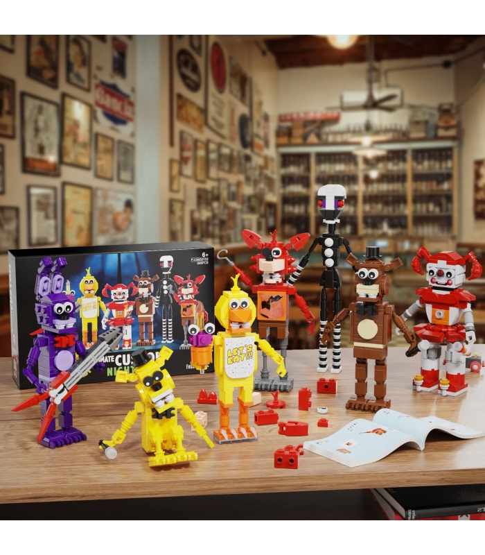 Coffret de jouets de construction personnalisés Five Night at Freddy Ultimate Custom Night