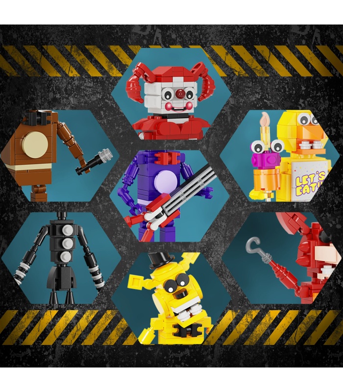 Coffret de jouets de construction personnalisés Five Night at Freddy Ultimate Custom Night