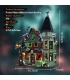 Custom Spooky Haunted House with LED Light Building Blocks Toy Set