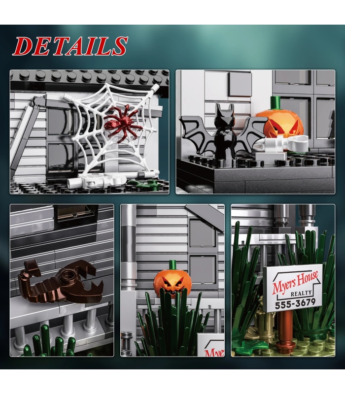 Custom Michael Myers House Building Blocks Toy Set