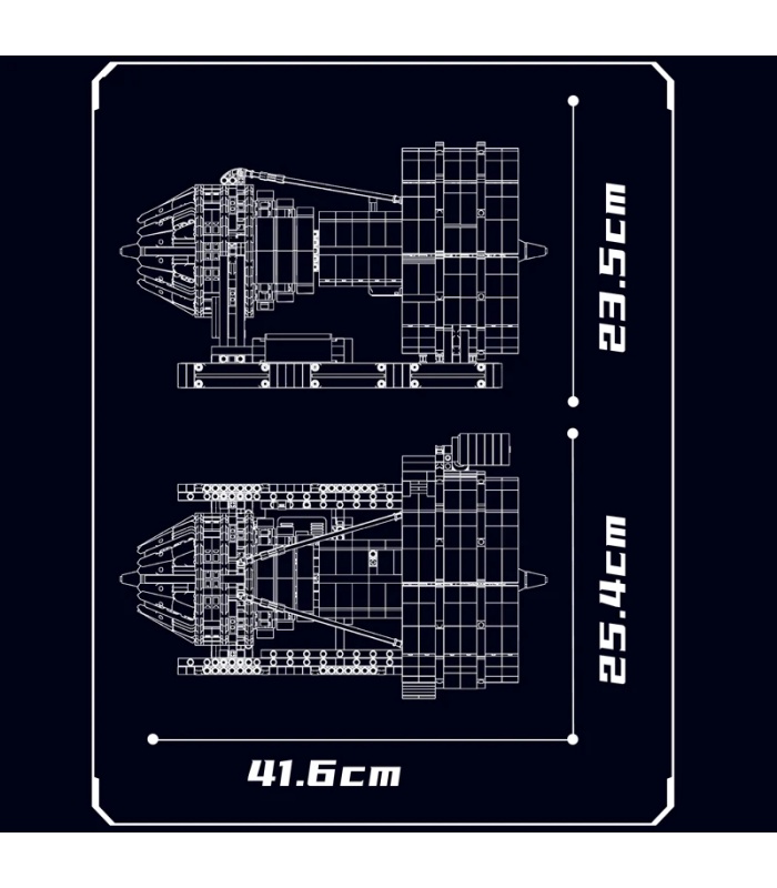 MOULD KING 10141 Aviation Engine Motor Building Blocks Toy Set