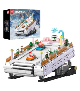 MOULD KING 10158 Ski Resort Building Blocks Toy Set